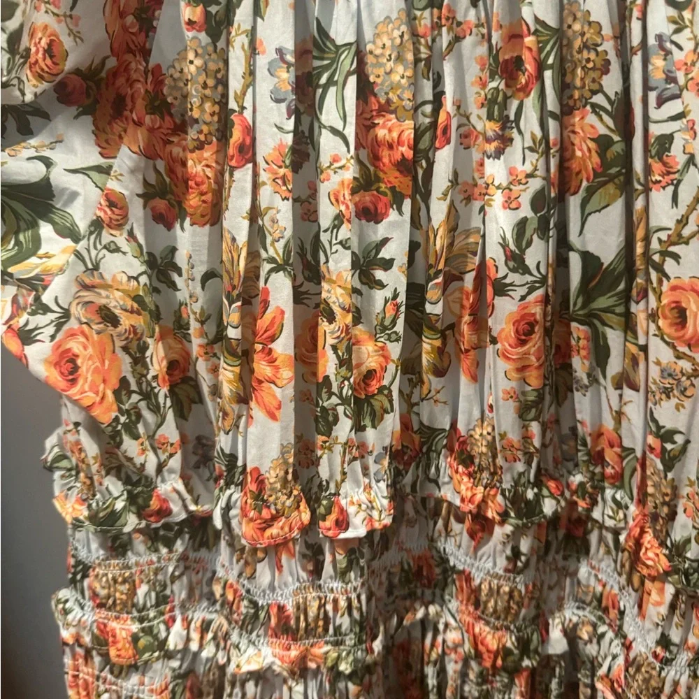 Doen Floral Smocked Midi Dress - Picture 6 of 8